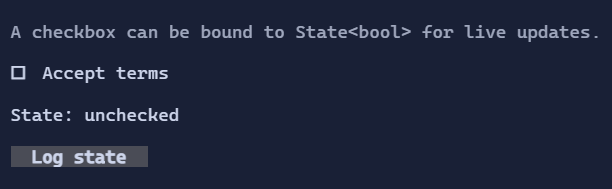 CheckBox