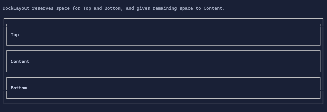 DockLayout
