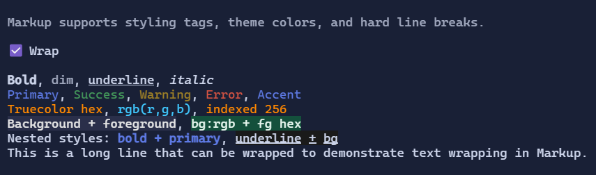 Markup