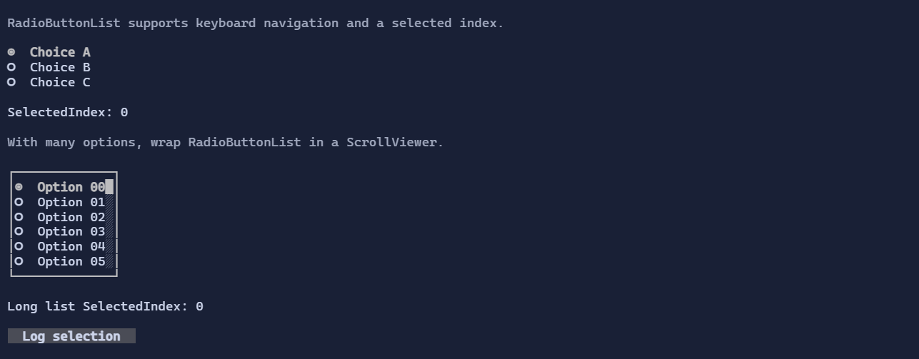 RadioButton