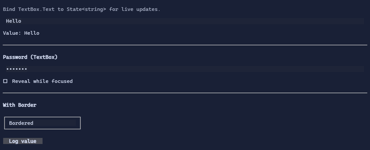 TextBox