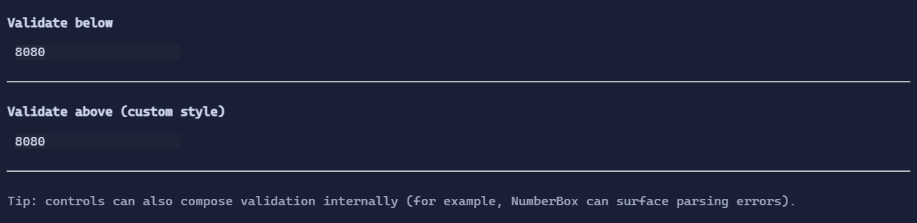 Validation