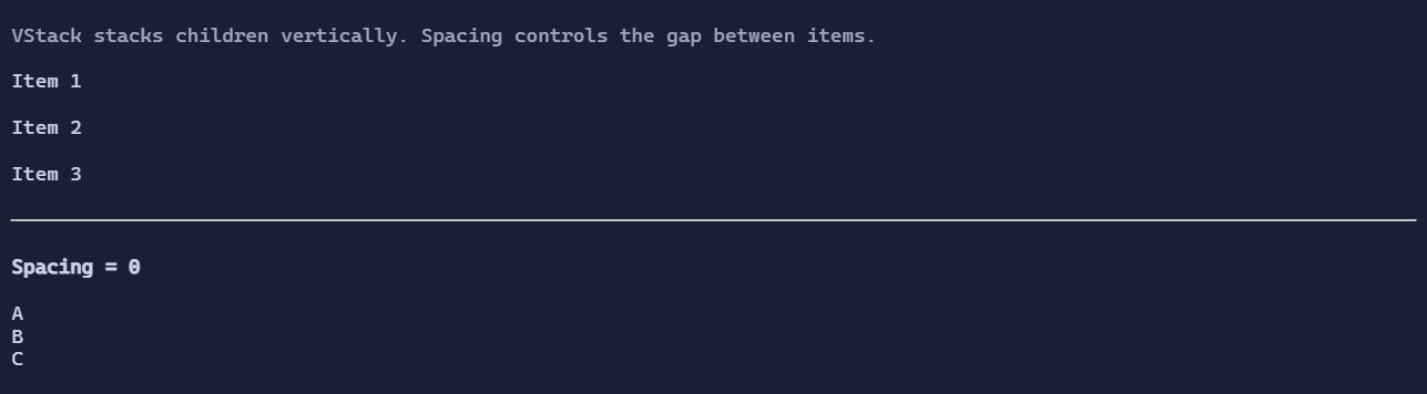 VStack